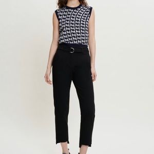 MAJE STRAIGHT PANTS BELTED